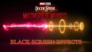 Doctor Strange Effect Black Screen Free to Use #greenscreenvideo #greenscreen #wanda  #doctorstrange