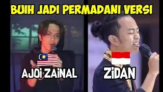 Buih jadi permadani versi ZinidinZidan(Indonesia)vs Ajoi Zainal(malaysia)