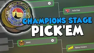 PGL Major Antwerp 2022 Pick'Em Champions Stage - My Picks! 🏆