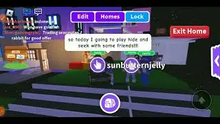 //Playing hide and seek with my friends//Roblox//Adopt Me//