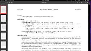 Converting a man page into PDF is SUPER SIMPLE in Linux ;)