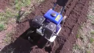 KROT Tiller with Lifan LF 168 F2 Engine in Action