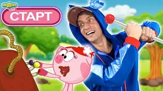 НЮША ЕСТ ШОКОЛАД??? КРОШ ИГРАЕТ В 