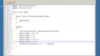 Java tutorial 7 - Java using arraylists PART ONE (of 1)