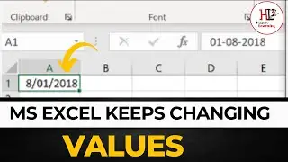 Excel keeps changing number to date | scientific notation