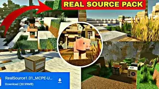 Real source texture pack mcpe 1.18 | shaders for minecraft