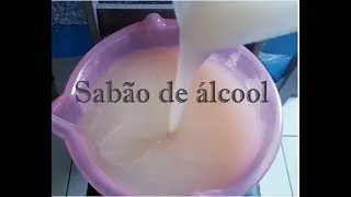Sabão liquido de alcool.