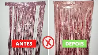 COMO DEIXAR A CORTINA METALIZADA MAIS CHEIA