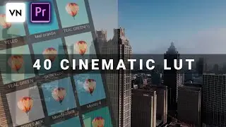 CINEMATIC LUT PACK/PRESET || VN EDITOR