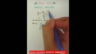 2024 AYT Matematik Soruları Binom Açılımı #2024 #aytmatematik #tyt #yks #maths