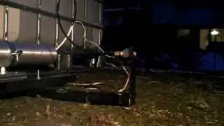 hybrid rocket engine test