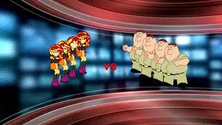 MUGEN 1.1 - 4 Sunset Shimmers  Vs.4 MVC Peter Griffins