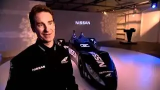 The Nissan DeltaWing racecar