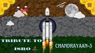 Crafting #chandrayaan3  "Vikram":  Using #html5  and #css3  | #isro Tribute | #webanimationzone