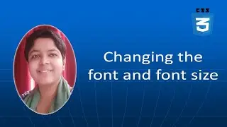CSS: How to change the Font and Font Size of text