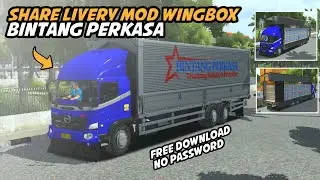 Share livery mod hino wingbox bintang perkasa, No password || Bussid V4.2