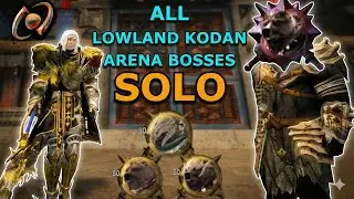 Guild Wars 2 : SOLO All LowLand Kodan Arena Bosses (Amalgam)