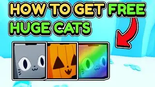 😱*CRAZY HUGE CAT GLITCH* THIS IS HOW TO GET FREE HUGE CATS IN PET SIMULATOR X