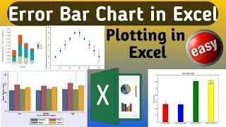 How to Create Standard Error Bar Chart in Excel || Error Bar Graphs using Excel || Excel Tutorial