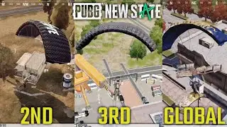PUBG NEW STATE 2nd vs 3nd alpha Vs global launch graphic big difference
