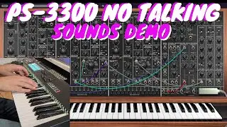 PS 3300 Synth Cherry Audio NO TALKING SOUNDS DEMO | 