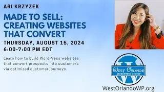 Ari Krzyzek - Made to Sell Creating Websites that Convert