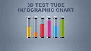 3D test tube infographic chart using CSS only | HTML | CSS | WEB DEVELOPMENT