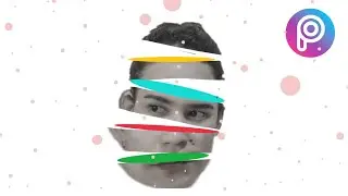 Cara edit foto efek kepala teriris|sliced head colour|efek 3D|editing picsart part 1