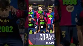 Barcelona squad vs Atletico Madrid (4-4) Copa del Rey Semi-Finals 24/25🔥What year of birth?🤔