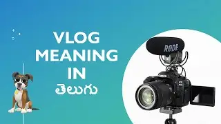 Vlog meaning in Telugu, Vlog in Sentence, Vlog Pronunciation