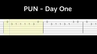PUN - Day One - Guitar Tab Tutorial