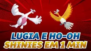 Pegue agora LUGIA e HO-OH SHINIES LEGÍTIMOS e com HOME TRACKER 🎮 Pokémon Scarlet e Violet