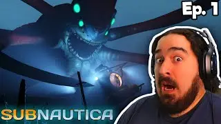 Man TERRIFIED of Ocean plays SUBNAUTICA! | Ep. 1