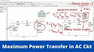 Maximum Power Transfer Theorem for AC circuit using Multisim (2020)