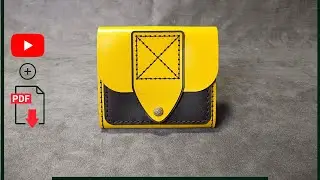 Leather Clutch Wallet PDF pattern download
