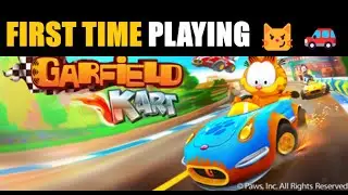 I played OG GARFIELD KART for the first time! 😼🚗