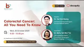 COLORECTAL CANCER: ALL YOU NEED TO KNOW