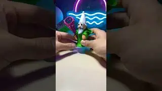 Crawly Wizard figure out of polymer clay | How to make the Mall Gnome meme 