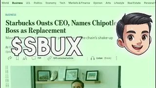 Starbucks ($SBUX) ANNOUNCES NEW CEO | Stock Up 24%