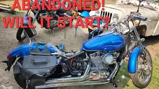 Barn Find  honda shadow 750 Will it Start!?