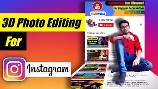 3D🌈Instagram Viral Photo Editing Tutorial Step By Step In Hindi In Picsart 2020