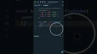 JavaScript Tricks | Array.prototype.findIndex() Method | #shorts #codingshorts