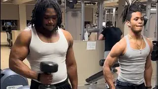 Biceps and back, getting abs on track