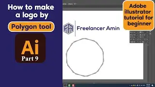 How to make a logo by Polygon tool