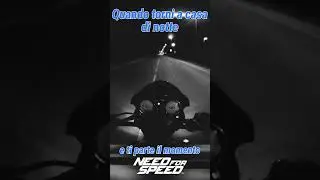Notte, strada libera, ed è subito need for speed. C'erano anche tipo 2 gradi fuori eh..