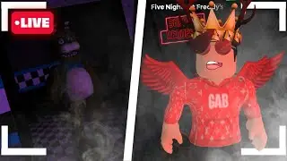 JOGANDO FNAF HELP WANTED No ROBLOX EM LIVE!! (🔴ROBLOX LIVE!)