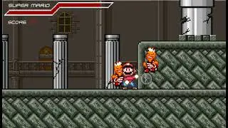 Jugando Mario Combat (Mezcla entre Super Mario Bros y King of Fighters)