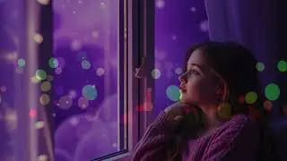 Girl Background Music With Bokeh Effect Video For Screensaver