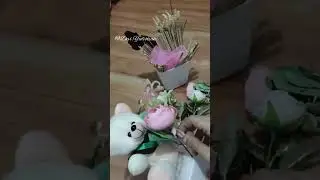CARA MEMBUAT BUKET WISUDA UNIK DENGAN BONEKA BERUANG #buketmini