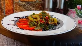 Рецепт Лобио по Грузински из стручковой фасоли с курицей - от Ресторан Дома (пошаговый рецепт)